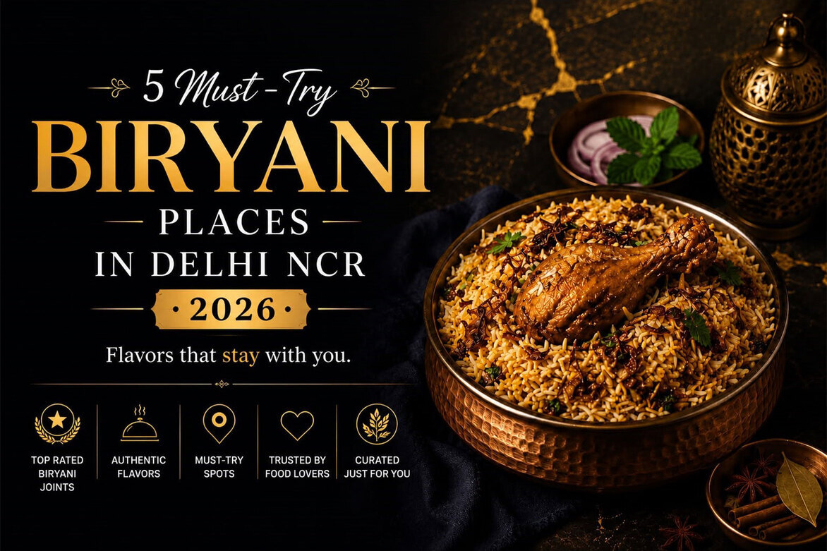 5 Must Try Biryani Places in Delhi NCR - 2026