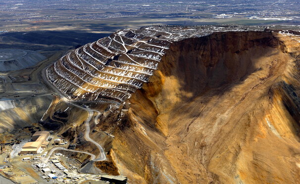 Rio Tinto's Bingham Canyon mine in one of the world’s deepest open-pit sites. Photo: Rio Tinto Kennecott
