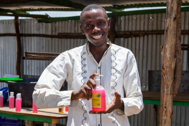 Soap maker in Kenya refugee camp lowers prices to fight COVID-19