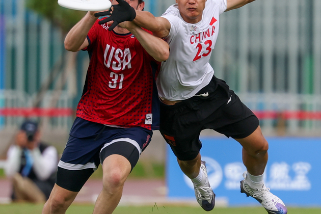 (SP)CHINA-CHENGDU-THE WORLD GAMES 2025-ULTIMATE FLYING DISC-MIXED PRELIMINARY ROUND-USA VS CHN (CN)