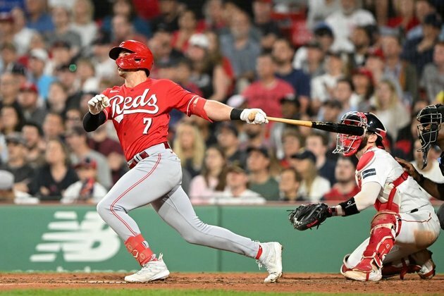 Spencer Steer homers, streaking Reds edge Red Sox