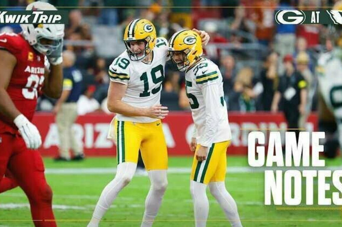 Game notes: Lucas Havrisik's history-making day propels Packers