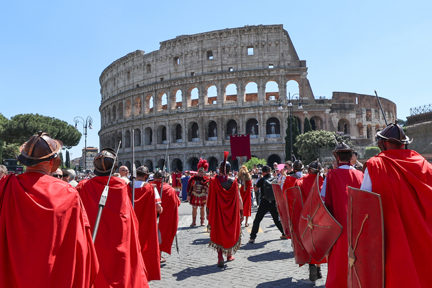 ITALY-ROME-FOUNDATION-PARADE