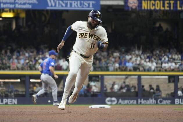 Brewers rally in ninth inning, down Cubs in 10 on Luis Lara's single