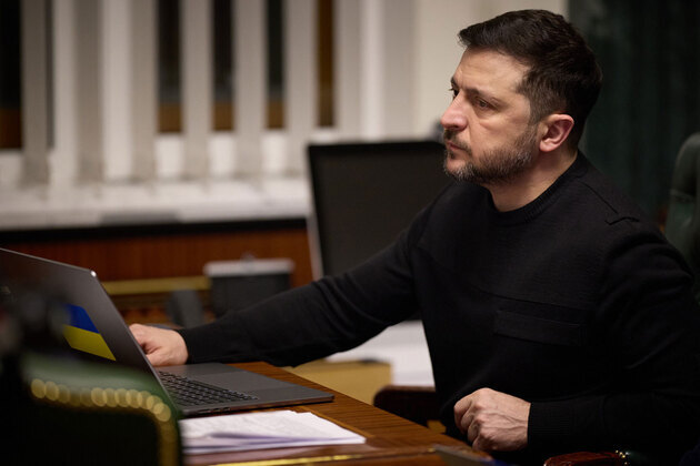 "Grateful": Zelensky expresses gratitude after G7 leaders reaffirm support for Ukraine on war anniversary