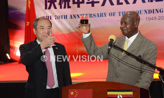Museveni congratulates China on 70th founding anniversary Museveni congratulates China on 70th founding anniversary
