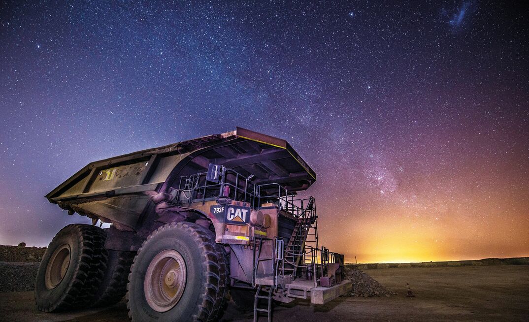 One of the more than 100 haul trucks BHP has at Escondida. Photo courtesy BHP