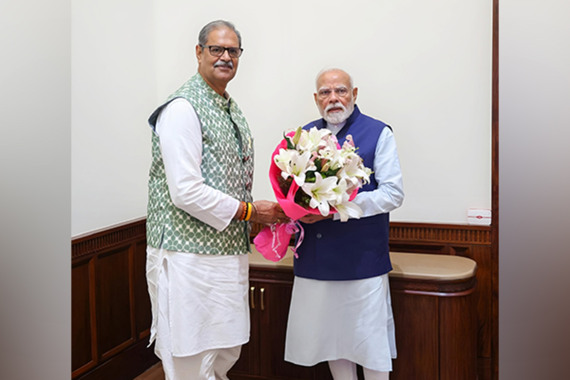 Odisha Dy CM Kanak Vardhan meets PM Modi, calls it "moment of profound gratitude"