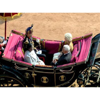 R-Day 2026: President Droupadi Murmu arrives at Kartavya Path in ceremonial buggy