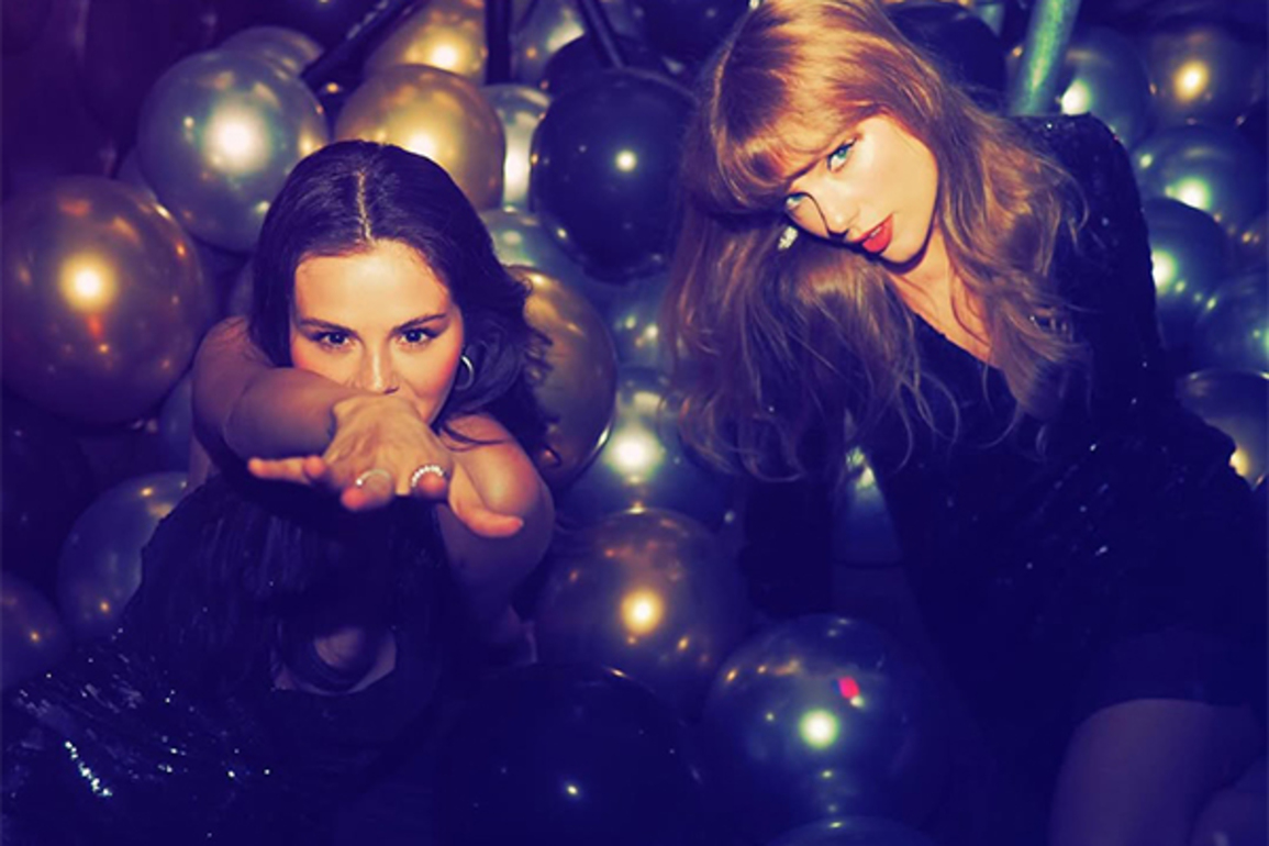 Selena Gomez, bff Taylor Swift share special moment as Selena looks back on "the most beautiful year"
