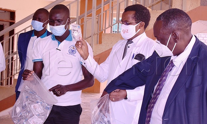 COVID-19: UMA donates protective equipment to Mbarara hospital COVID-19: UMA donates protective equipment to Mbarara hospital