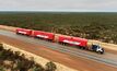 Road trains hauling 320t payloads are a key feature of Mineral Resources' Onslow iron ore plans.