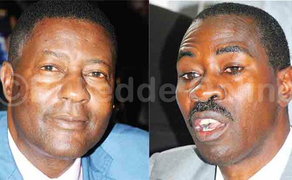 Hon. Muyanja Ssennyonga ne James Kakooza Hon. Muyanja Ssennyonga ne James Kakooza