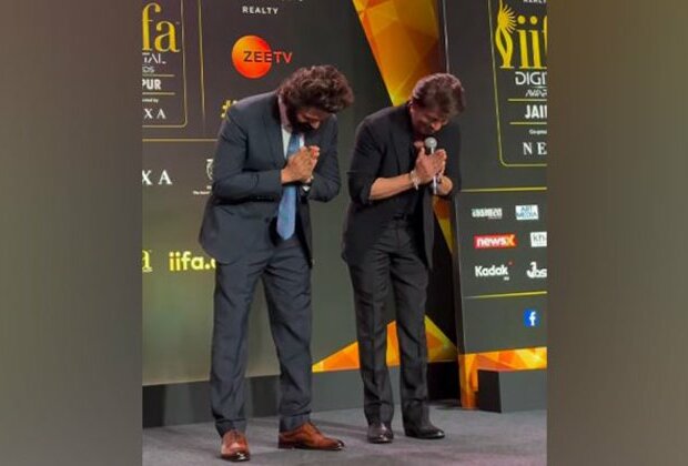 IIFA 2025 pre-event: Shah Rukh gives hosting tips to Kartik Aaryan in Rajasthani, duo greet audience with 'Khamma Ghani'