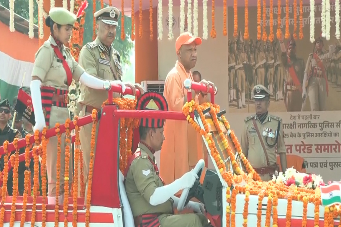 "Work done to improve training centres": UP CM Yogi Adityanath at police passing out parade