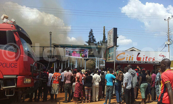 Fire guts Kampala popular bar Fire guts Kampala popular bar