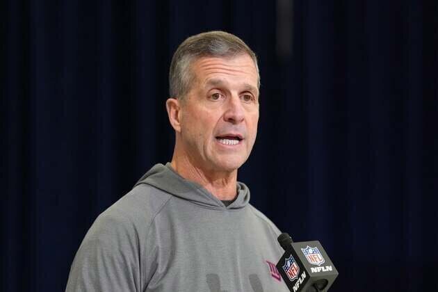 John Harbaugh, Joe Schoen stick to football amid Giants-Epstein questions