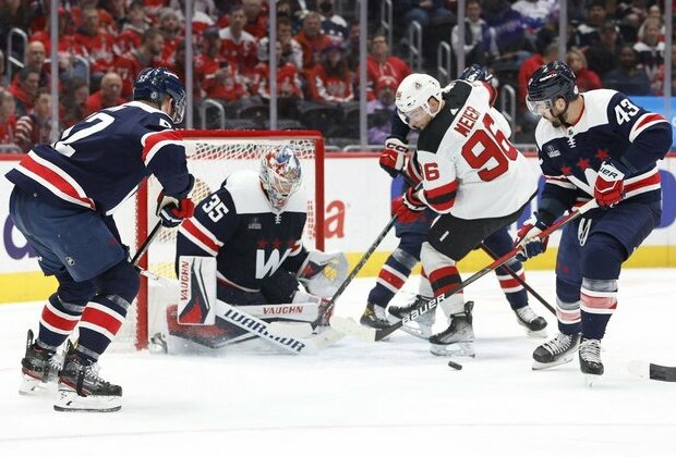 Timo Meier scores in shootout to lift Devils over Capitals