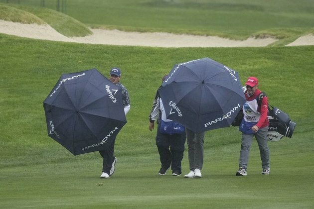 Pebble Beach Pro-Am blown off course by high winds