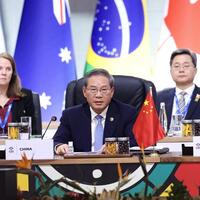 Chinese premier urges G20 to uphold free trade, build open world economy