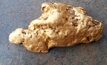  Pepita de ouro encontrada em Santaluz (BA)
