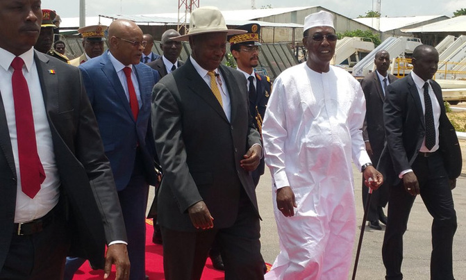 Museveni in Chad Museveni in Chad