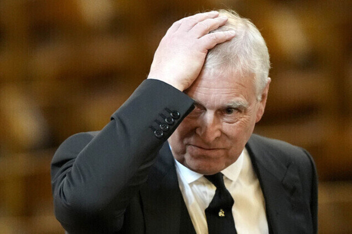 UKs Prince Andrew stripped of titles and evicted from royal residence