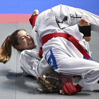 (SP) CHINA-CHENGDU-THE WORLD GAMES 2025-JU-JITSU-WOMEN'S -52KG FIGHTING-FINALS (CN)