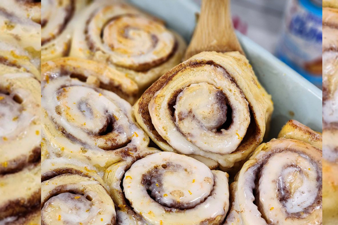 Recipe- 4-Ingredient Orange Cinnamon Roll  Center