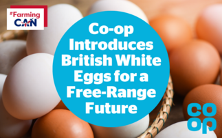 Co-op introduces British White Eggs for a Free-Range Future