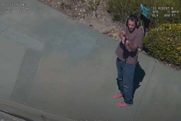 Video- San Diego SWAT snipers take down armed suspect during standoff