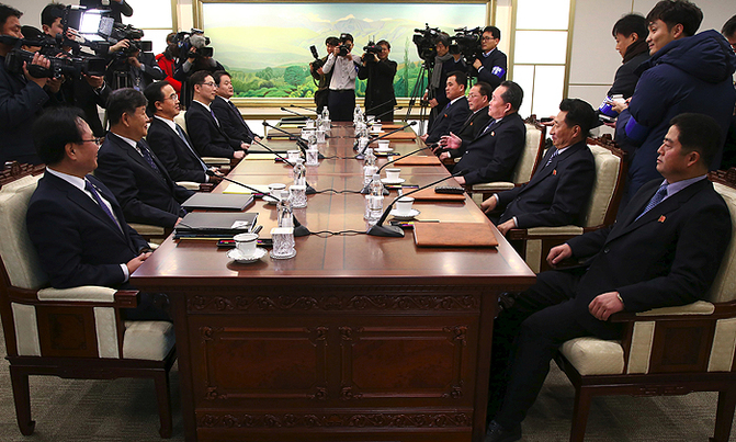 Koreas start first official talks in two years Koreas start first official talks in two years