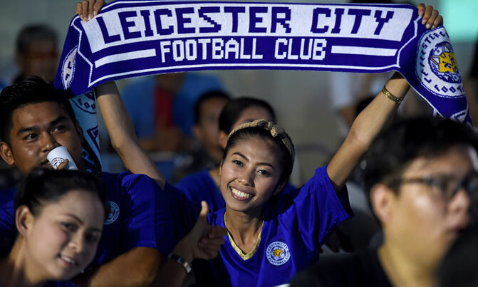 Leicester win English Premier League title Leicester win English Premier League title