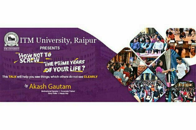 ITM University, Raipur, Organized an interactive session to support students in making the right career choice