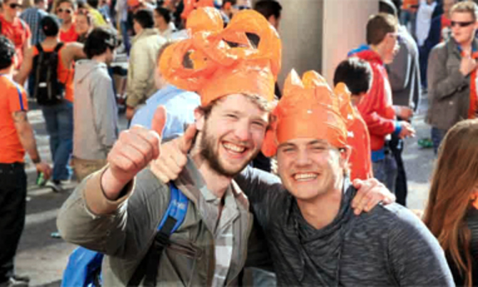 Netherlands turns orange to celebrate King's Day Netherlands turns orange to celebrate King's Day