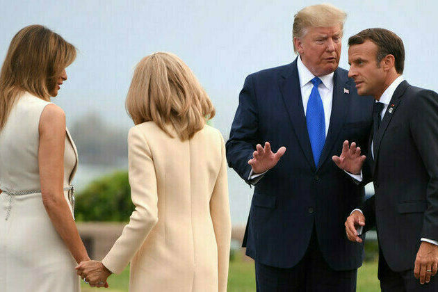 Trump comments on Macron wife slap