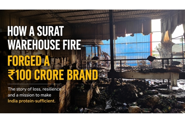 How a Surat Warehouse Fire Forged a Rs. 100 Crore Brand on a Mission to Make India Protein-Sufficient