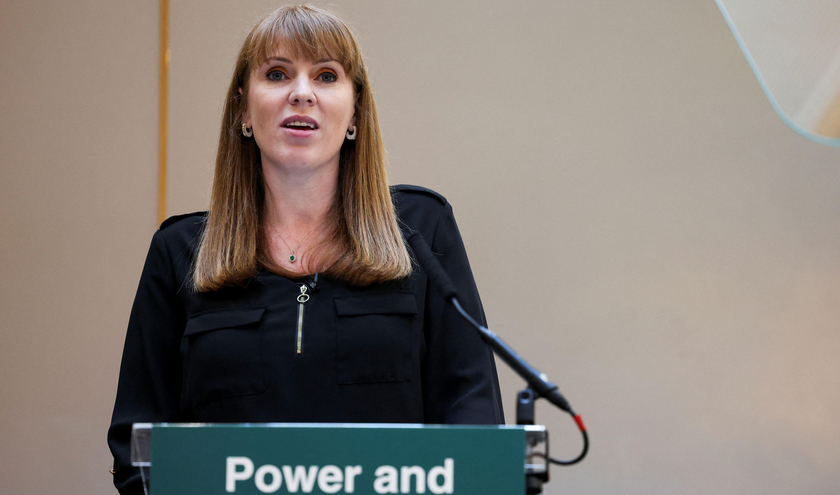 Angela Rayner at the devolution White Paper launch © PA Images/Alamy Stock Photo