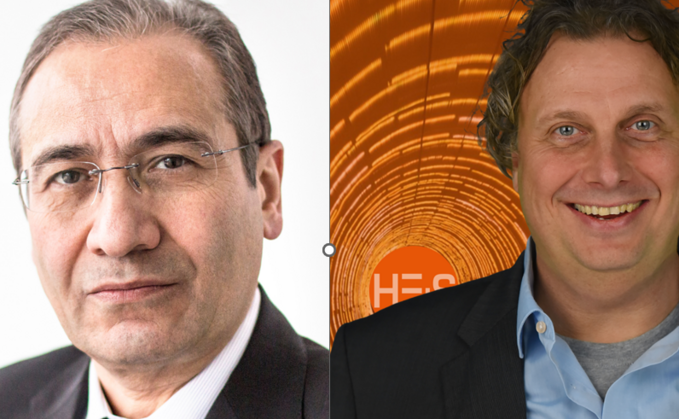 Jerry J. Artishdad, Geschäftsführer der Artec IT Solutions (li.) und Rinaldo Heck, Geschäftsführer der HE-S Digital Management.
