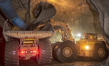 Underground at DeGrussa in Western Australia