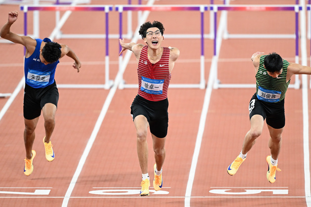 (SP)CHINA-15TH NATIONAL GAMES-ATHLETICS-MEN'S 110M HURDLES-FINAL (CN)