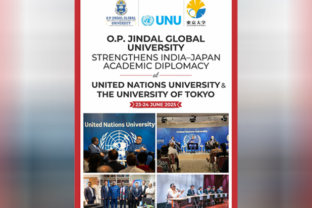 O.P. Jindal Global University Strengthens India-Japan Academic Diplomacy at United Nations University (UNU) and University of Tokyo