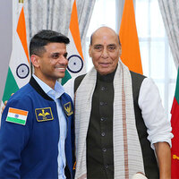 Shubhanshu Shukla's journey will inspire young minds of India: Defence Minister Rajnath Singh