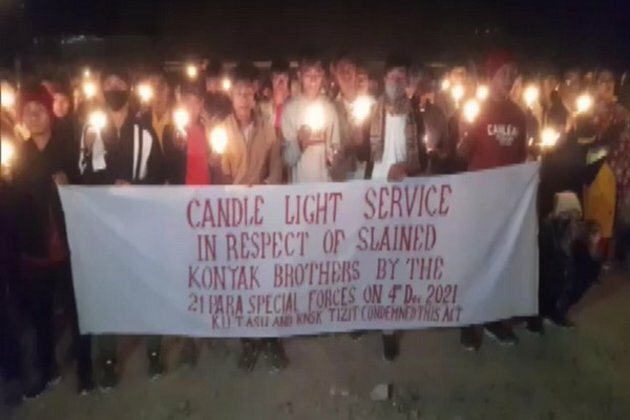 Nagaland ambush: Candlelight vigil held at Tizit village in Mon district