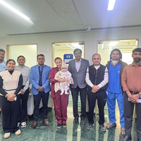 Father's liver donation gives new lease of life to 1-year-old Uzbek baby suffering from rare genetic liver disorder