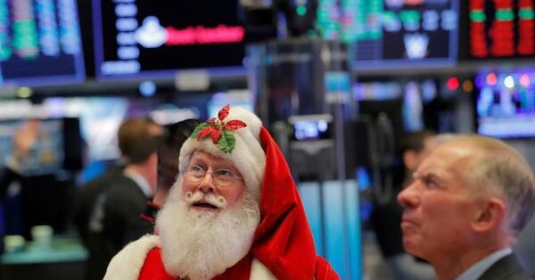 U.S. surge in pre-Christmas rally, Dow adds 228 points