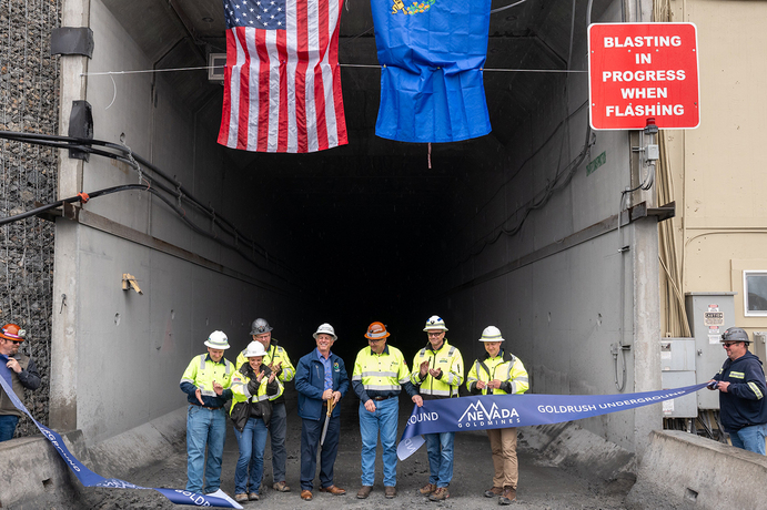 Opening the Goldrush mine last year