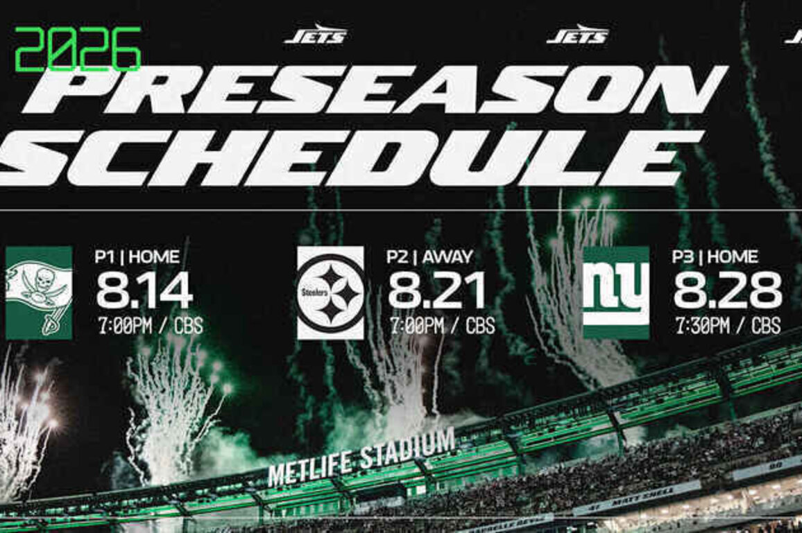 Jets Announce 2026 Preseason Schedule