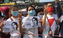 Protests in Myanmar 