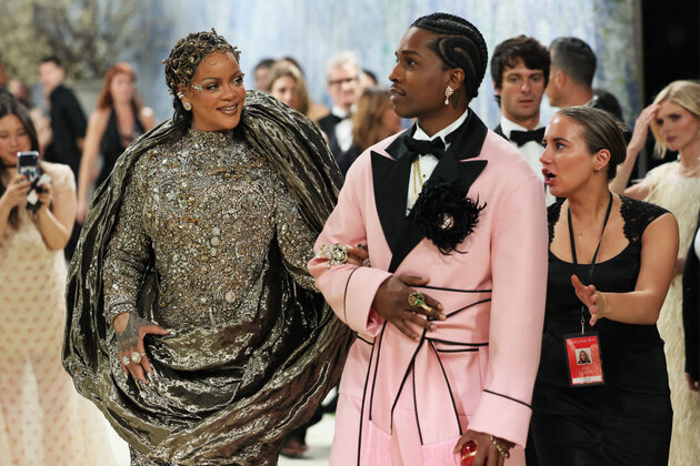 A$AP Rocky calls Rihanna "diamond" at 2026 Met Gala